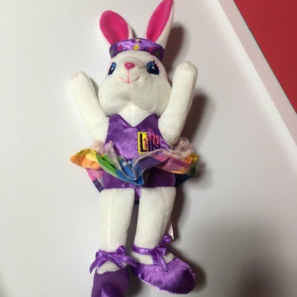 Lisa Frank Lily Ballerina Bunny Beanie - Picture 2 of 9